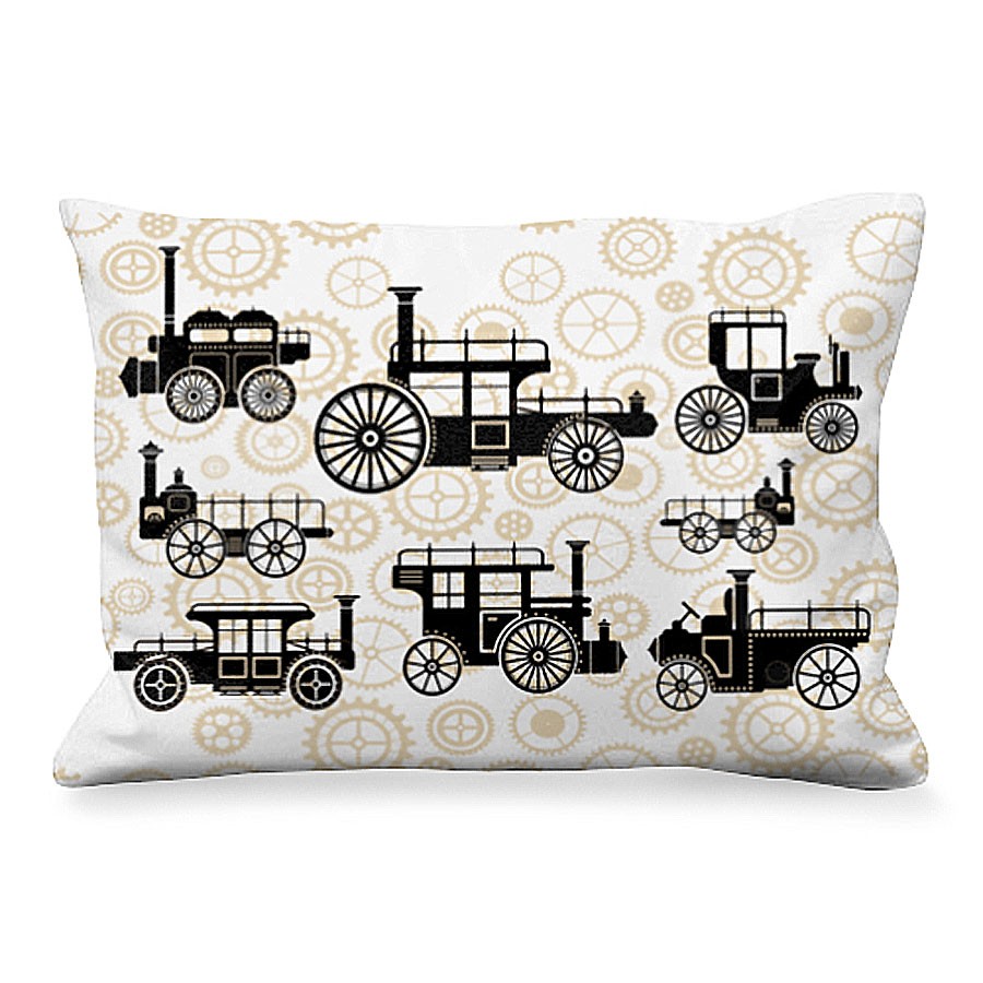 Steam Punk Style Rectangular Cushion