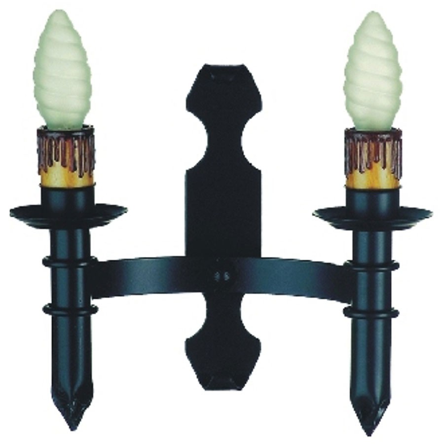 Apply medieval forge candle 2 lights (29x33 cms.)