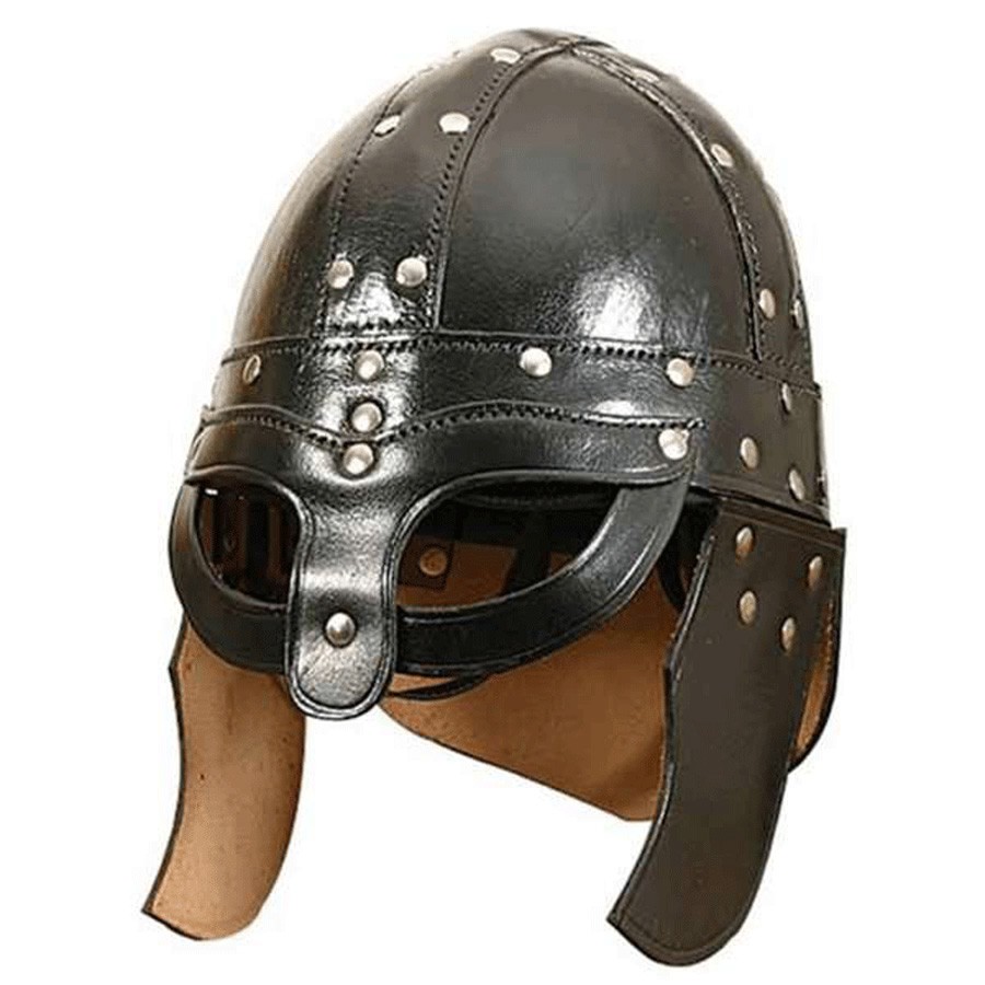 Viking helmet in leather
