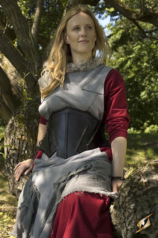 Medieval leather corset, Night Elf