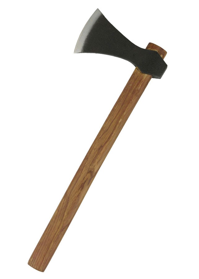 Viking throwing ax with aged finish