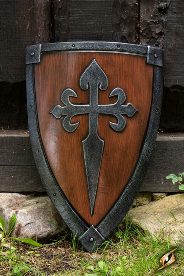 LARP Crusaders shield, 70 x 50 cm.