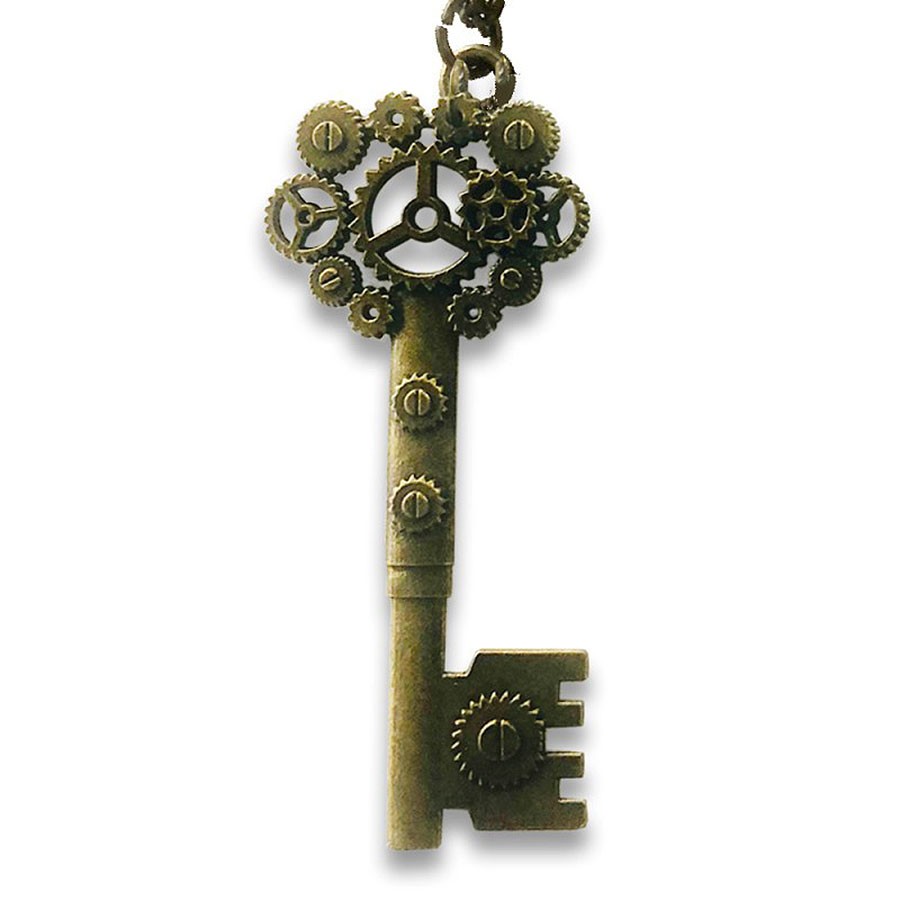 Pendant Key with bearings SteamPunk
