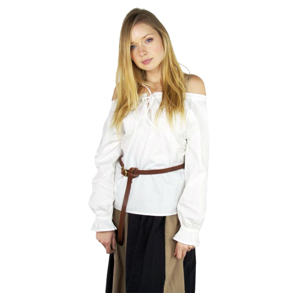Medieval women's blouse Bettina, white