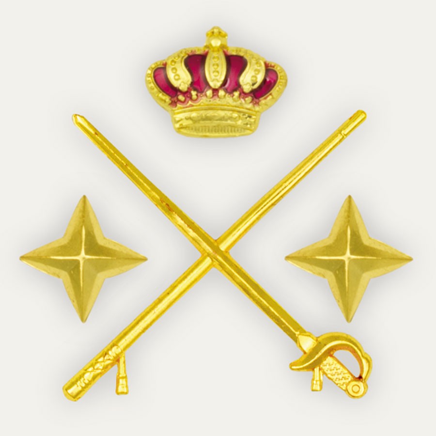 Division general shoulder pad for uniform