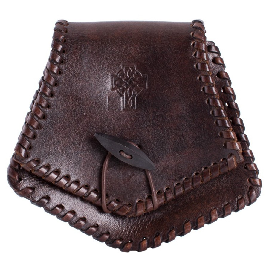 Leather bag with Celtic Cross