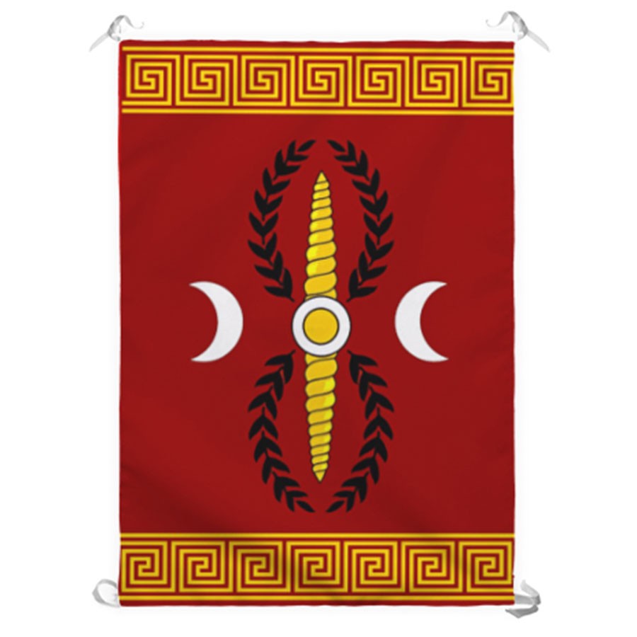 Banner Roman Legion SPQR for interiors and exteriors (70x100 cms.)