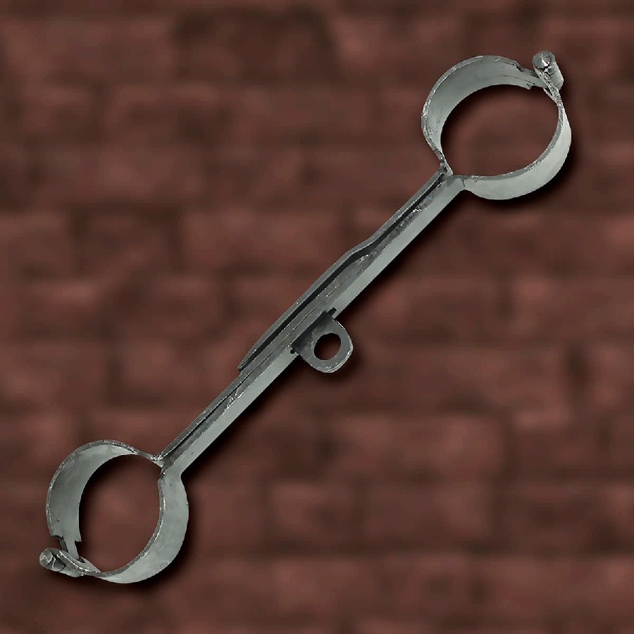Medieval iron shackles