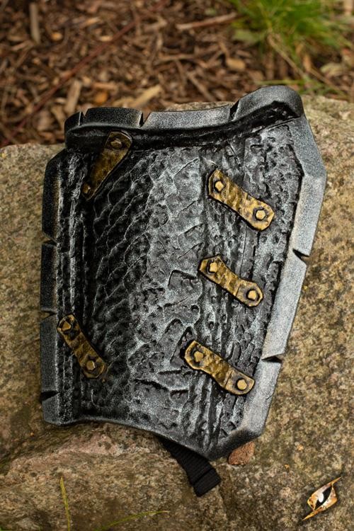 Latex Orc buckler for forearm