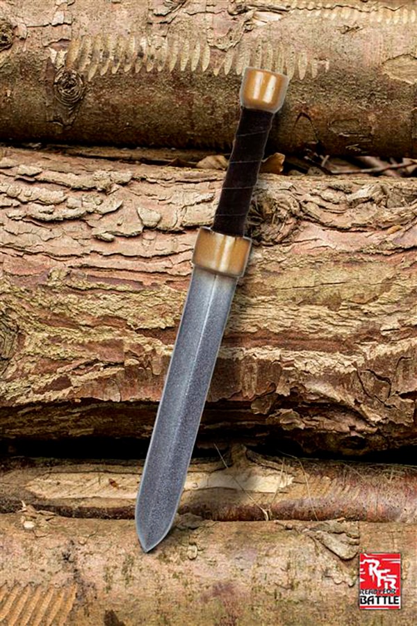 Medieval dagger rondel in latex for LARP
