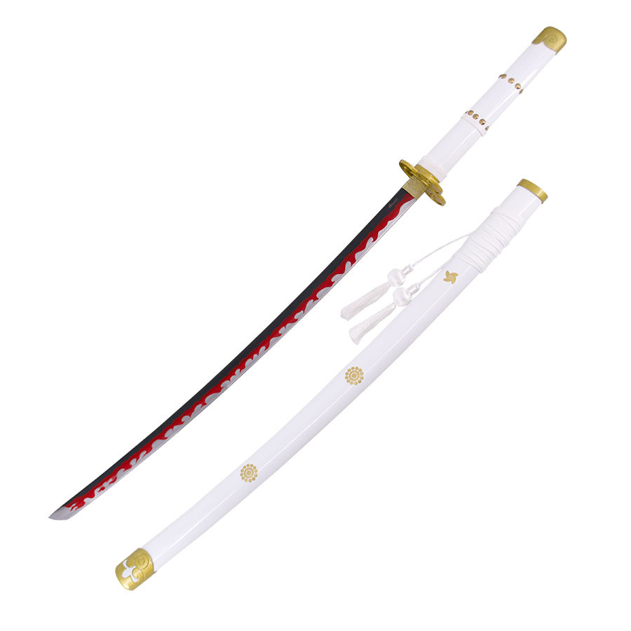 Katana decorative Im Zoro One Piece, grip white