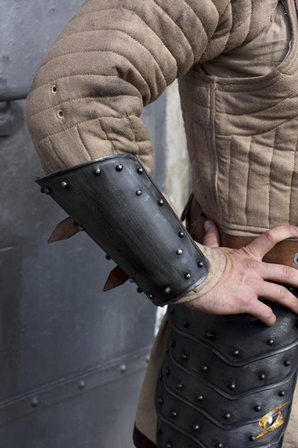 Dark Warrior Bracers for LARP, Epic Armory