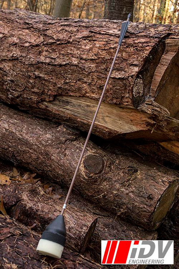 Bow Arrow with Flat Head, Brown/Black