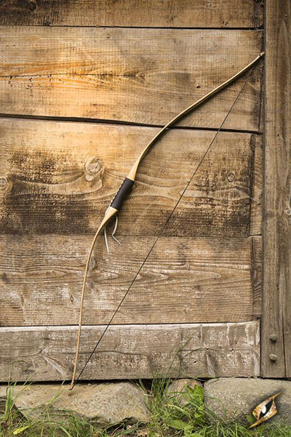 Wooden youth medieval bow for LARP, 152 cm.