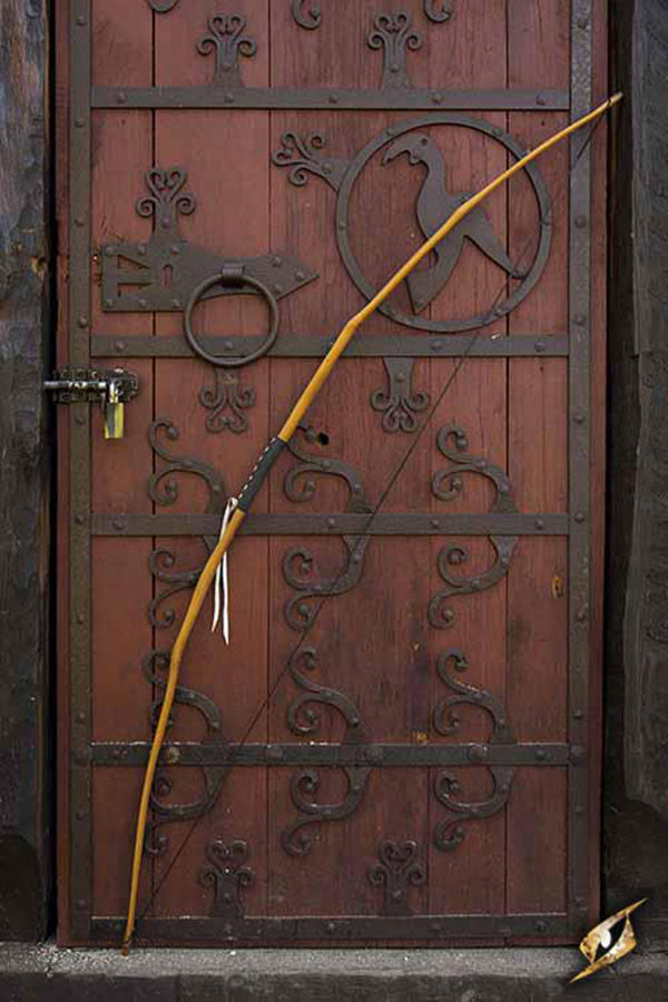 Wooden Osage medieval bow for LARP, 145 cm.