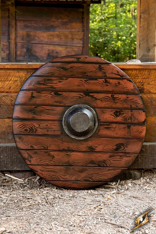 Viking Shield Drang Wood LARP, ø 80 cm.