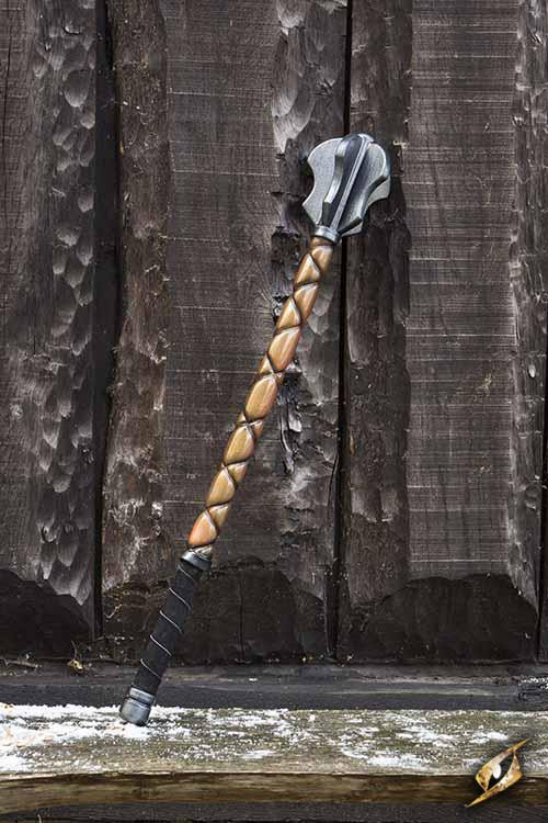 Skull crusher mace for LARP, 108 cm.