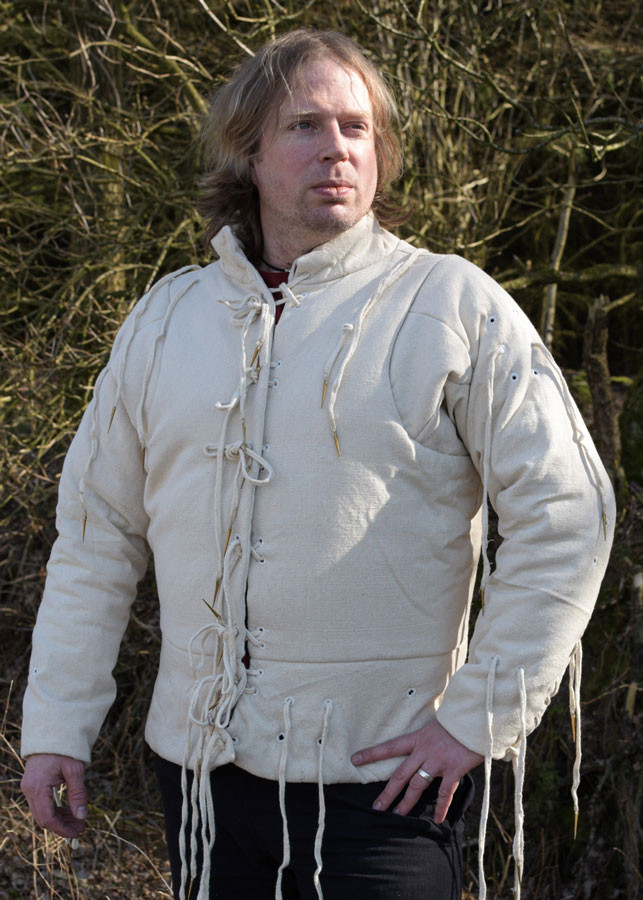 Padded medieval armor jacket