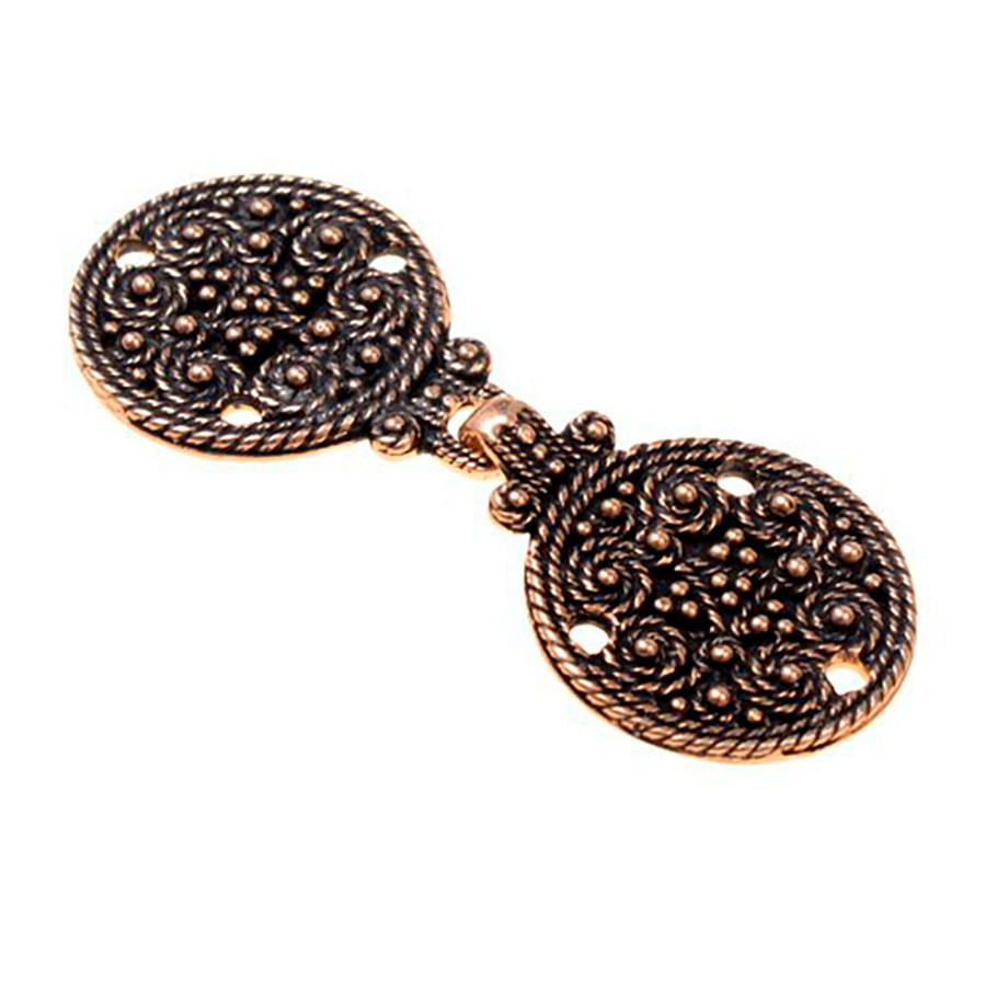 Viking dress or cape closure with Björkö filigree