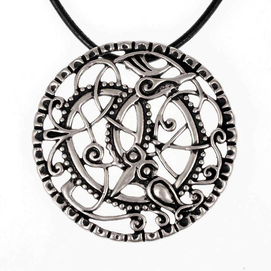 Viking Pitney pendant with snake design