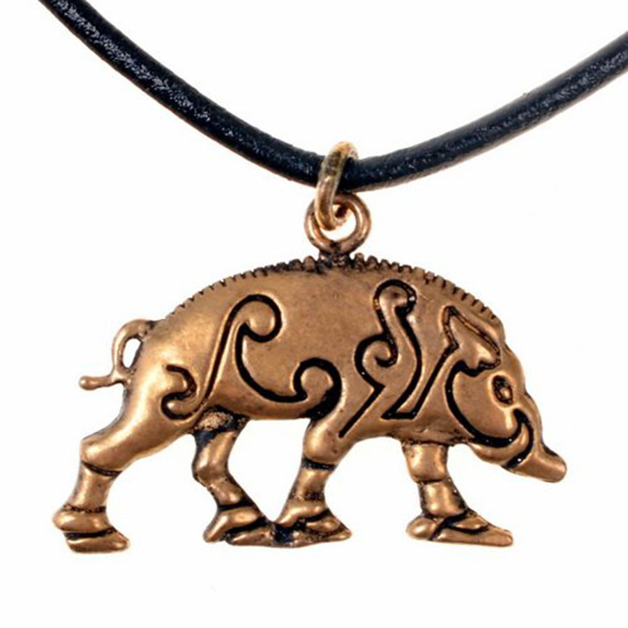Celtic Boar Martial Strength Pendant