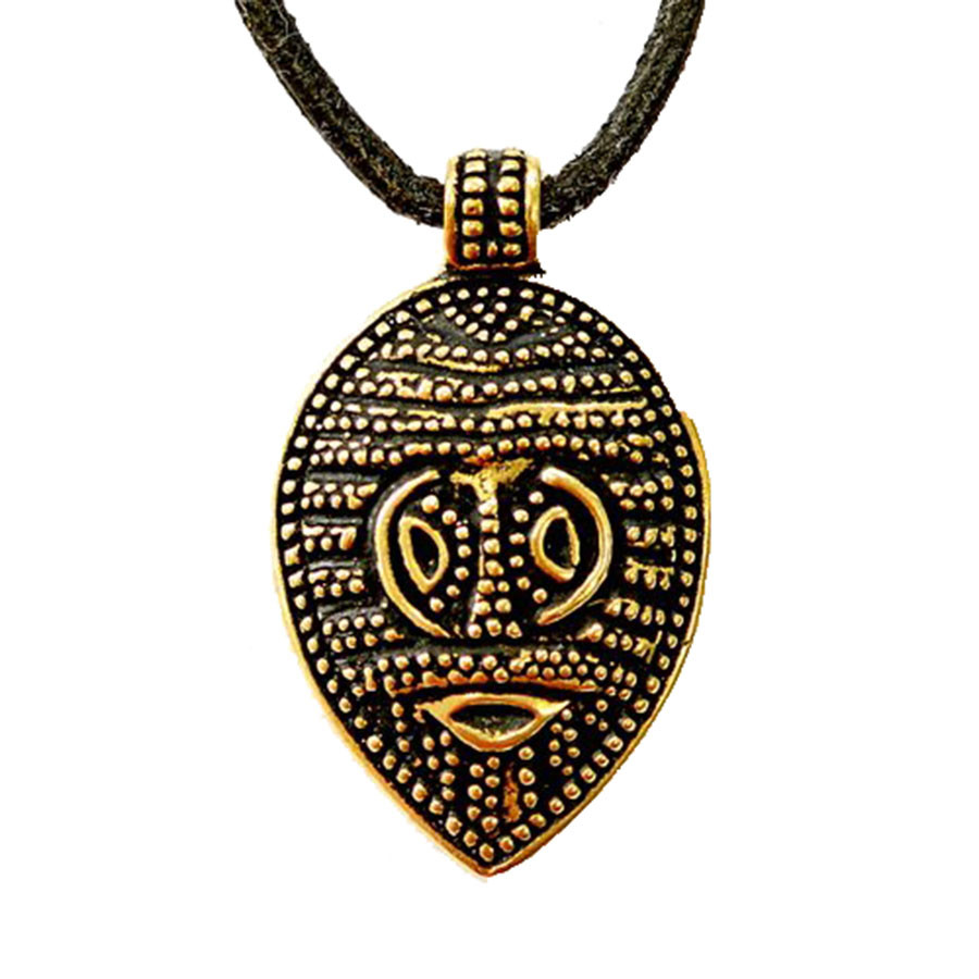 Gotland viking mask pendant