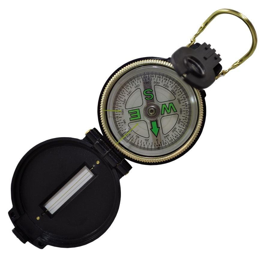 Green Plastic Compass