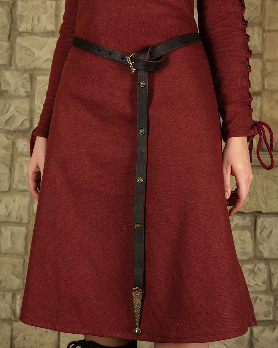 Sofia long medieval belt for women, various colors