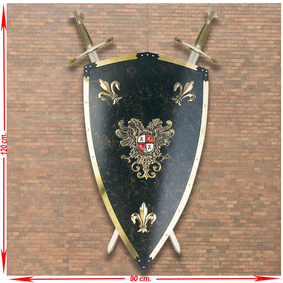 Medieval Panoply 2 Swords + Charles V Shield