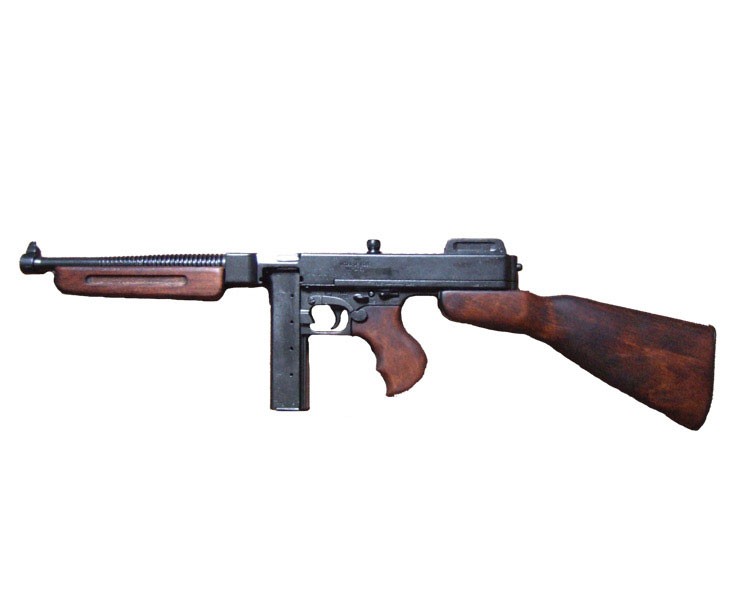 Thompson submachine gun with magazine, USA 1928