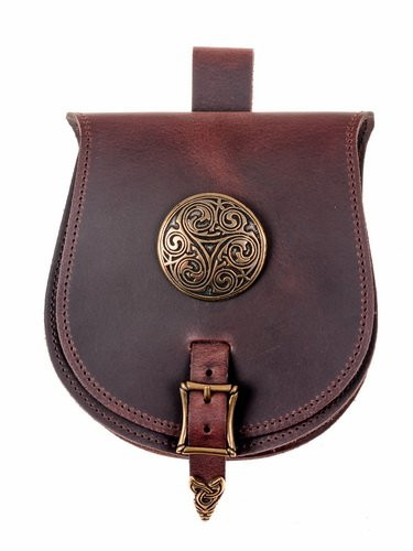 Celtic fanny pack with triskel (21x15.5 cm.)