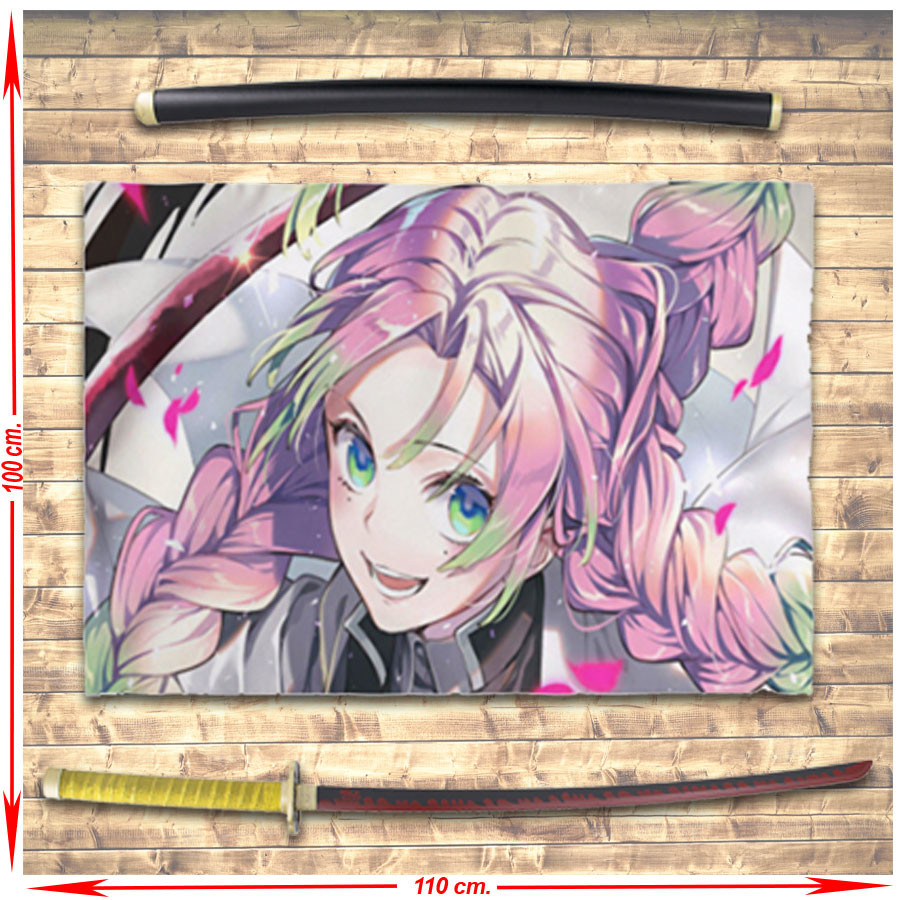 Demon Slayer Mitsuri Kanroji Banner + Katana Pack