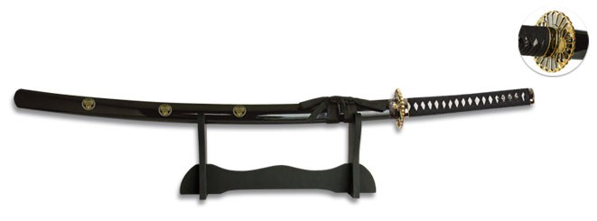 September wooden katana sheath exhibitor
