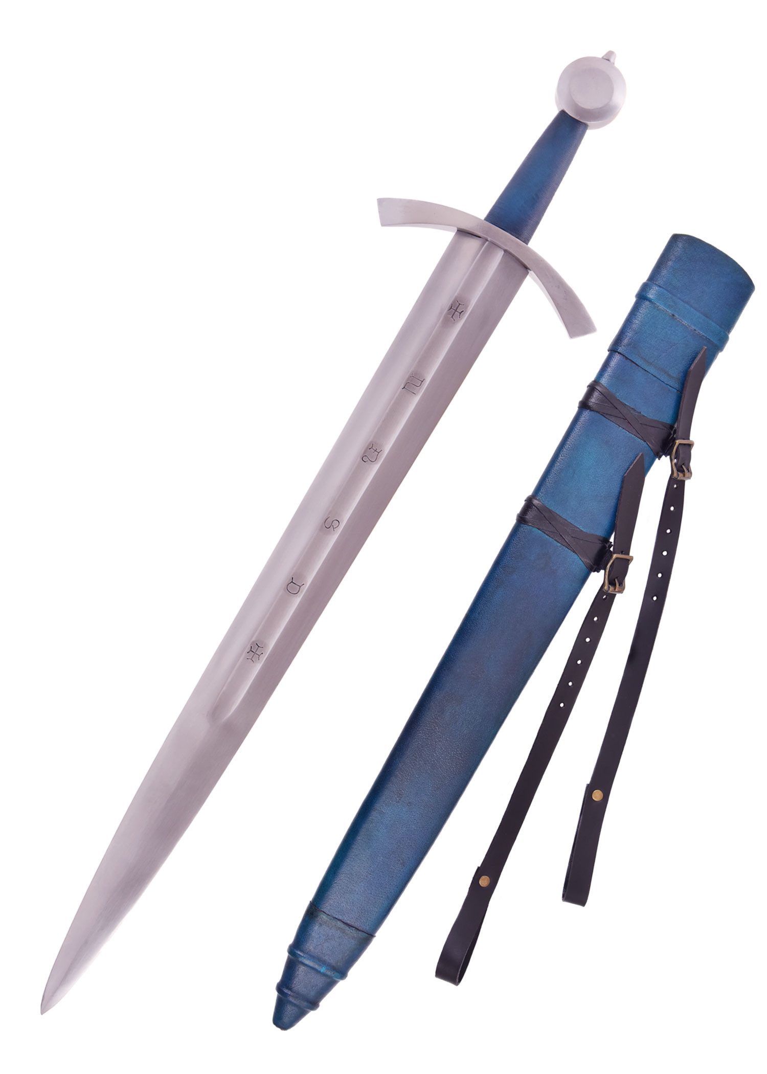 Medieval one-handed sword, Lake Neuchâtel, with scabbard XIII century