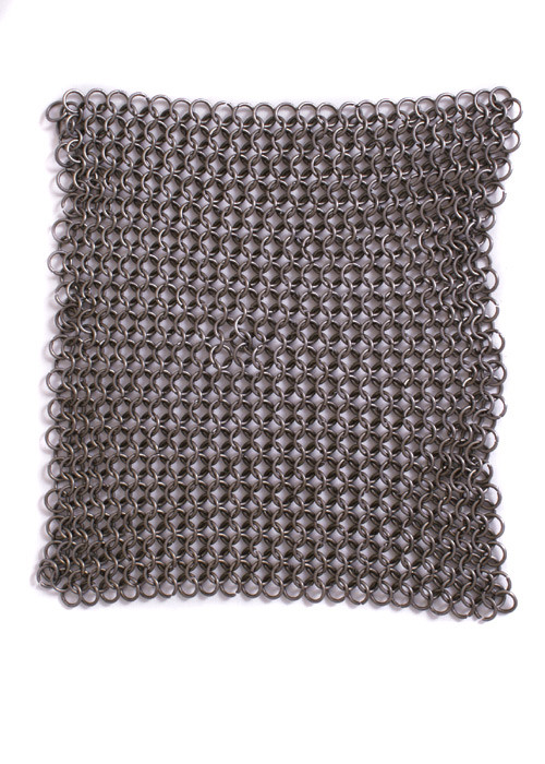 BTW chainmail 20 x 20 cm, ID 8 mm rings.