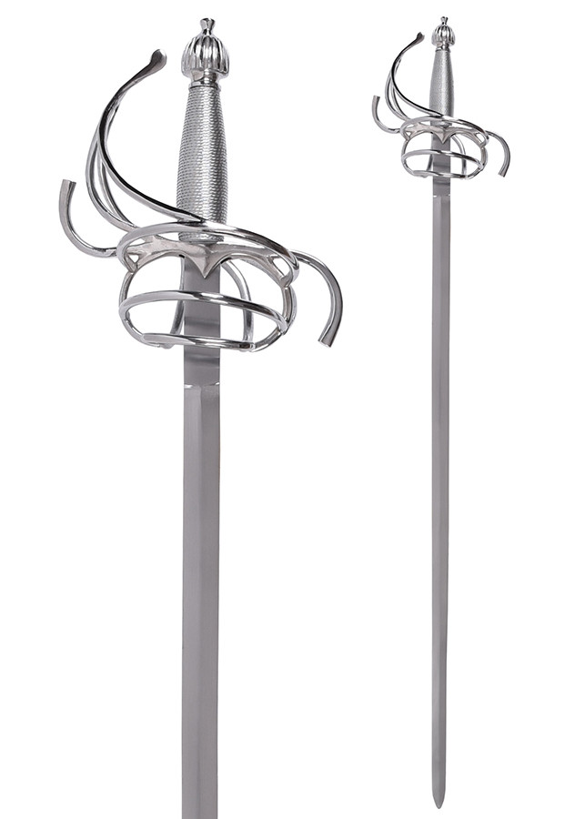 Spanish rapiera sword with leather sheath