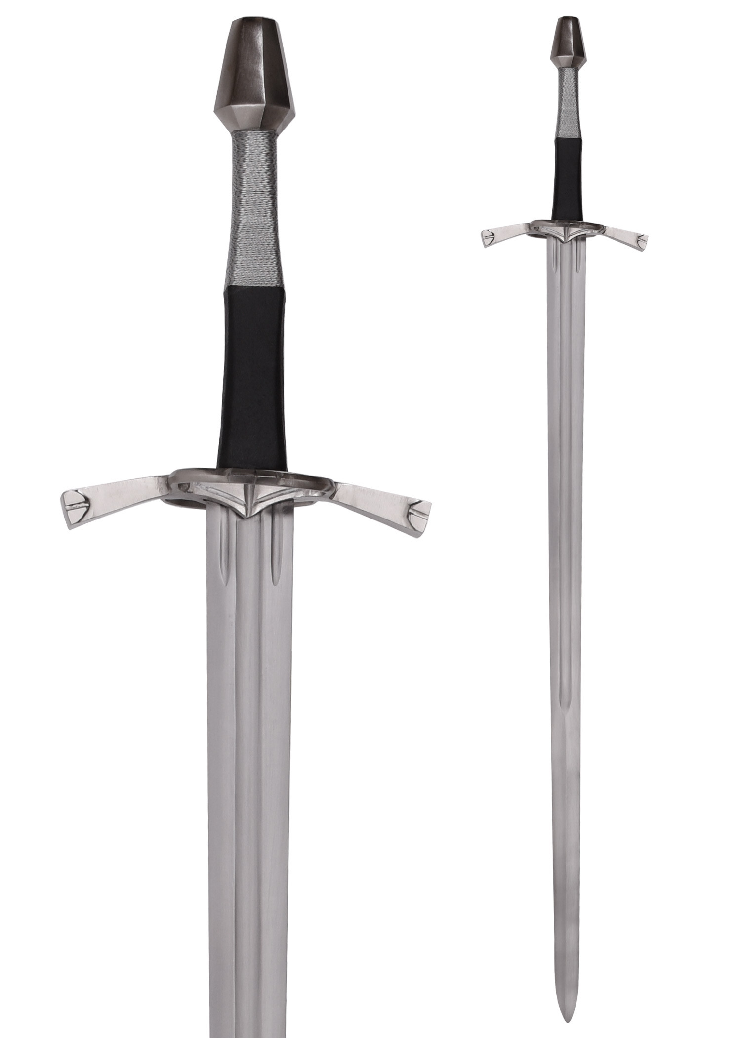 Medieval-Renaissance long sword with ring and sheath, S. XV