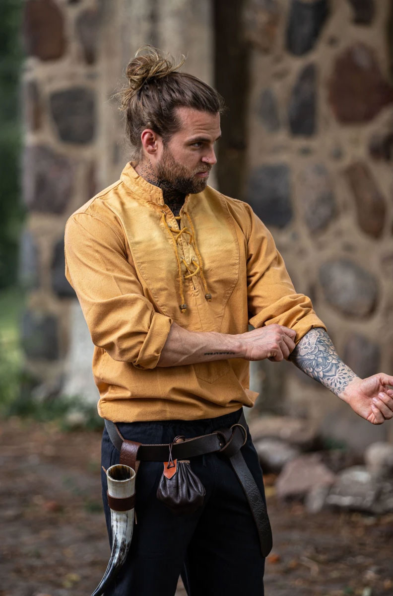 medieval shirt laces