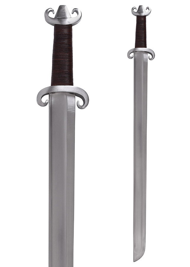 Viking long sword Seax Peterson type G, with scabbard