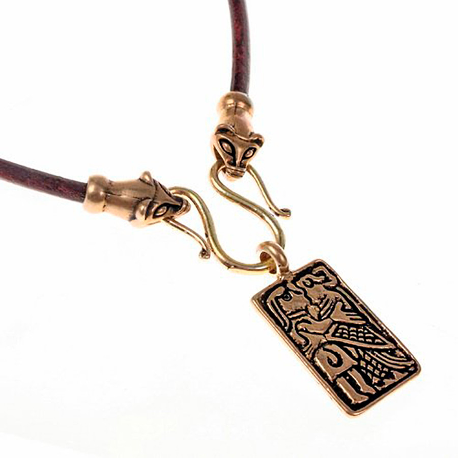 Viking amulet pendant with Guldgubbe