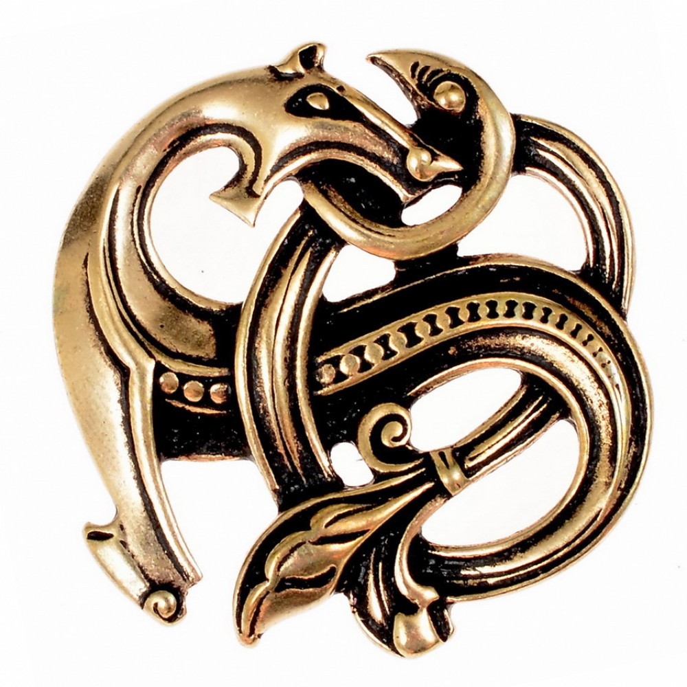 Dragon brooch from the Middle Ages