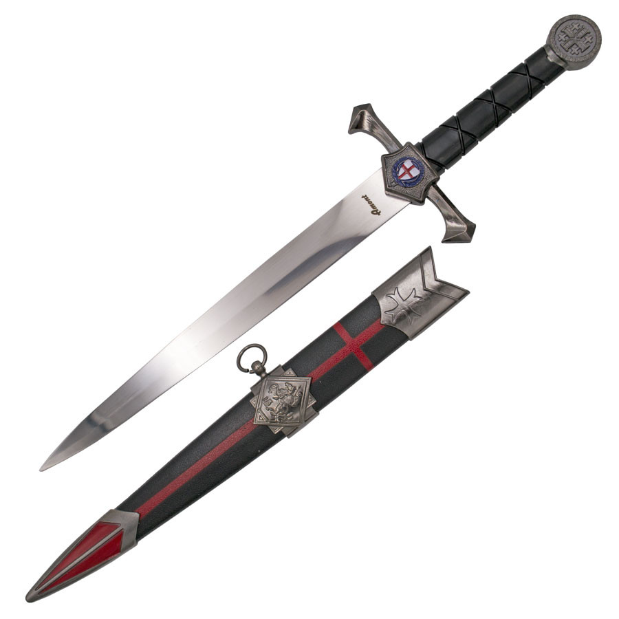 Medieval Templar Dagger Guard Shield Cross