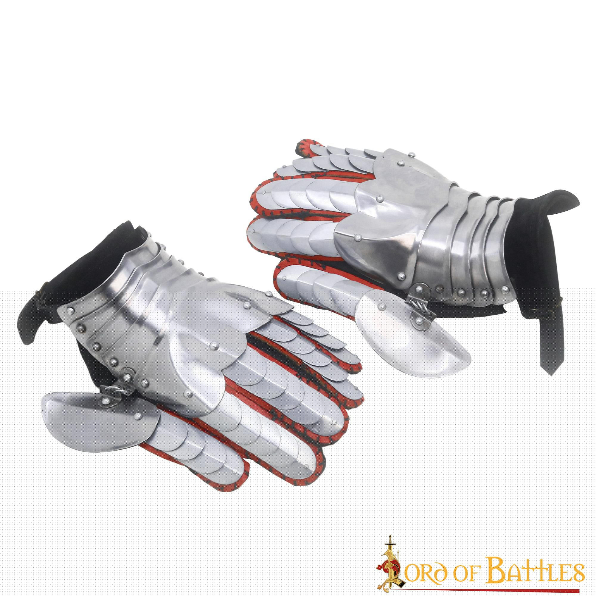 Medieval Fantasy Knight Gauntlets, Mild Steel