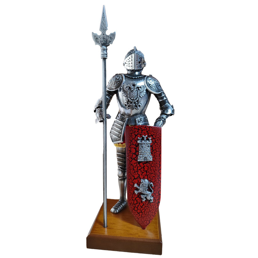 Miniature medieval knight armor Eagle, 24 cms.