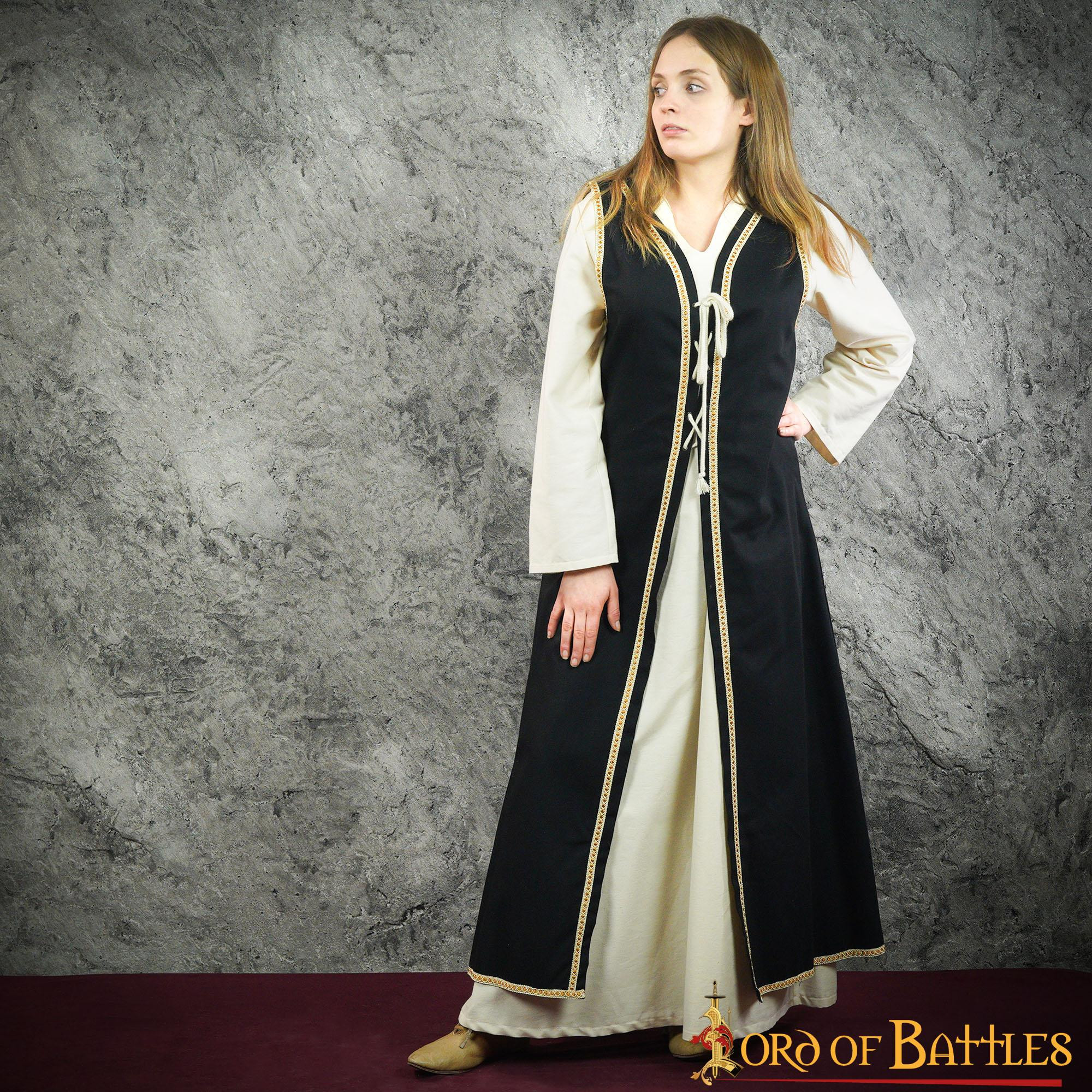 Brial Medieval Julietta in black