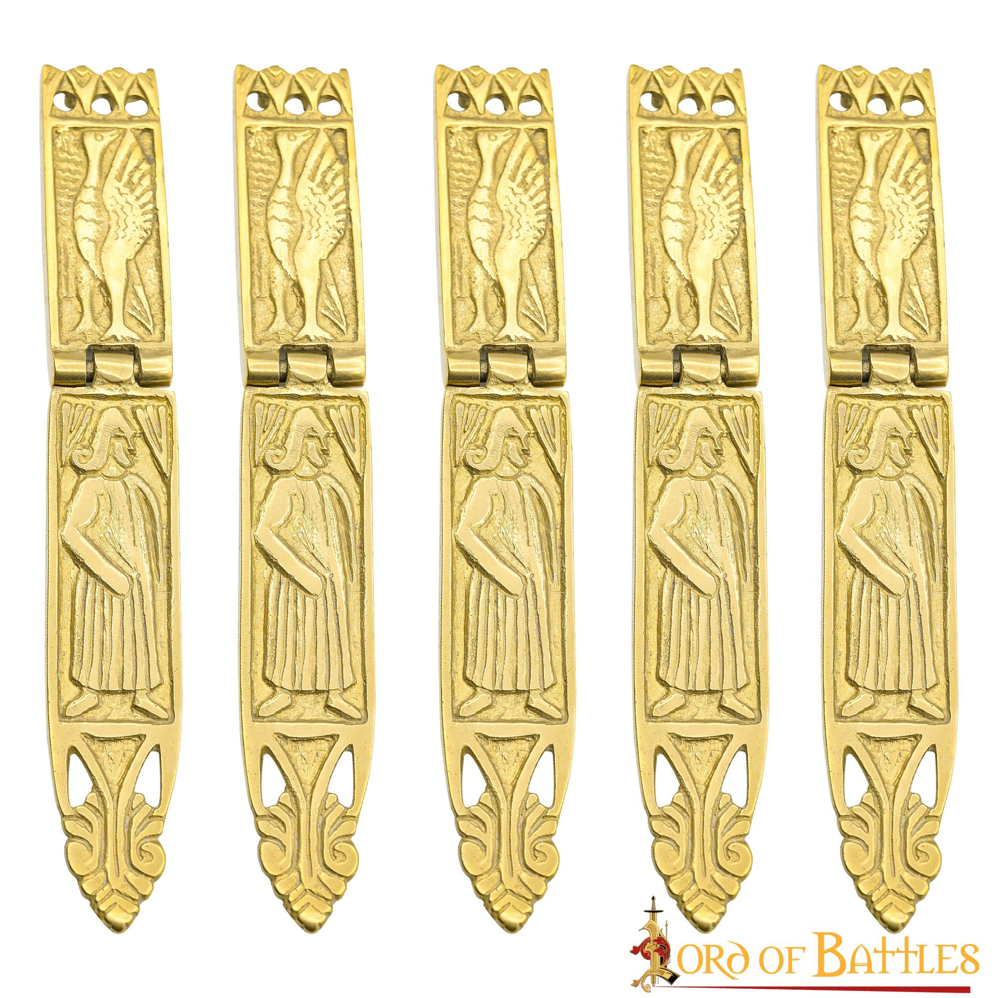 Set 5 brass strips to make your Roman cingulum