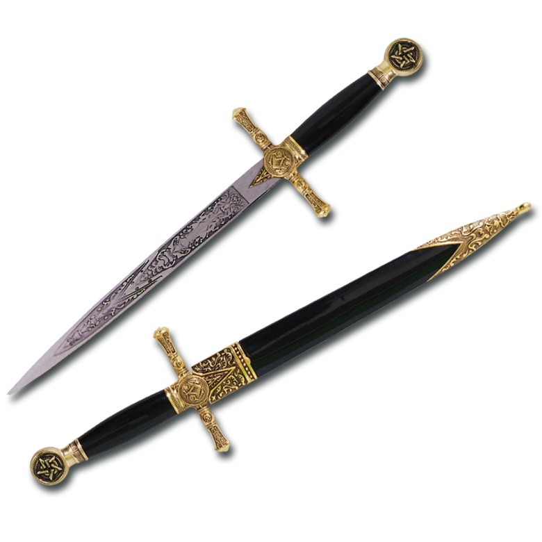 Masonic dagger with scabbard