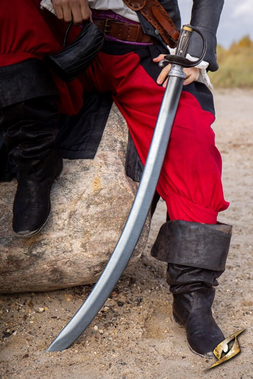 Curved pirate saber for LARP (85 cm.)