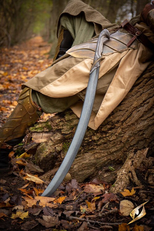 Elven curved sword for LARP (90 cm.)