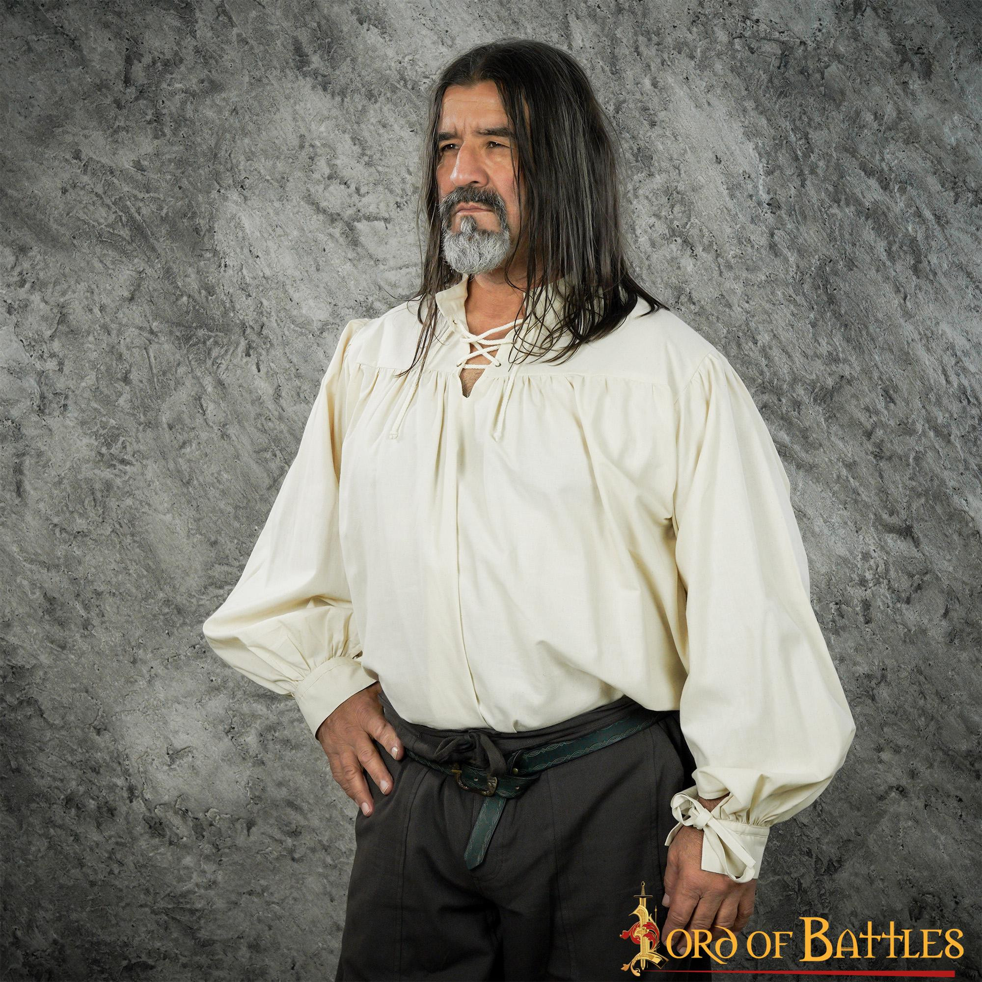 Medieval and Renaissance Elric Shirt - Ecru